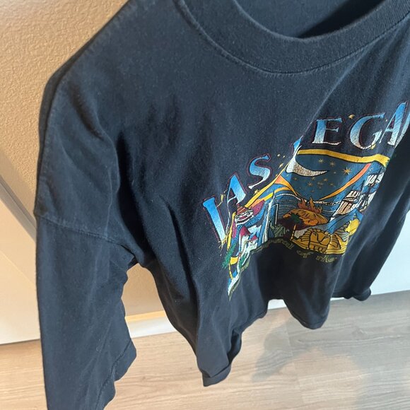 Vintage Las Vegas Old School T shirt - Picture 2 of 4